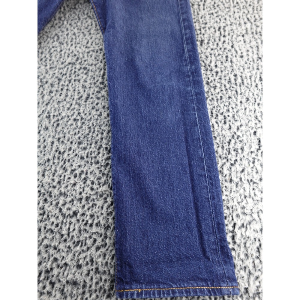 Levi's 501 Premium 93' Original Fit Button Fly Dark Wash Denim Jeans Sz 29x30 - Picture 4 of 16